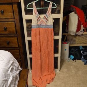 Flying Tomato Multicolor Boho Maxi Dress